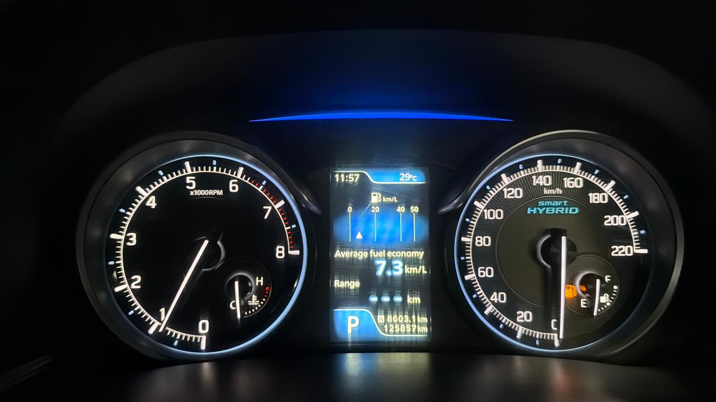 2019 Maruti XL6 ALPHA AT, Petrol, Automatic, 1,25,848 km, Odometer Image