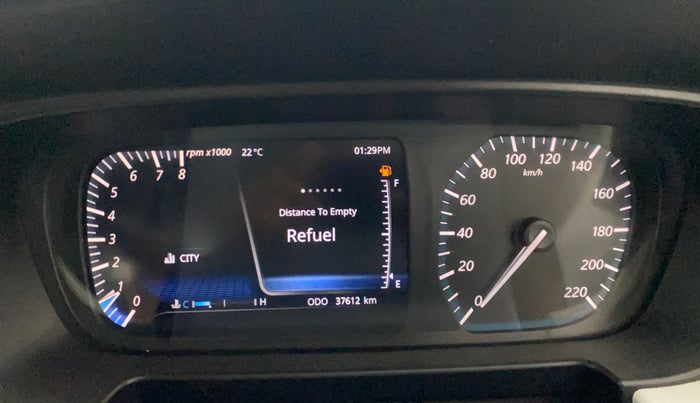 2021 Tata PUNCH CREATIVE  1.2 RTN DUAL TONE, Petrol, Manual, 37,553 km, Odometer Image