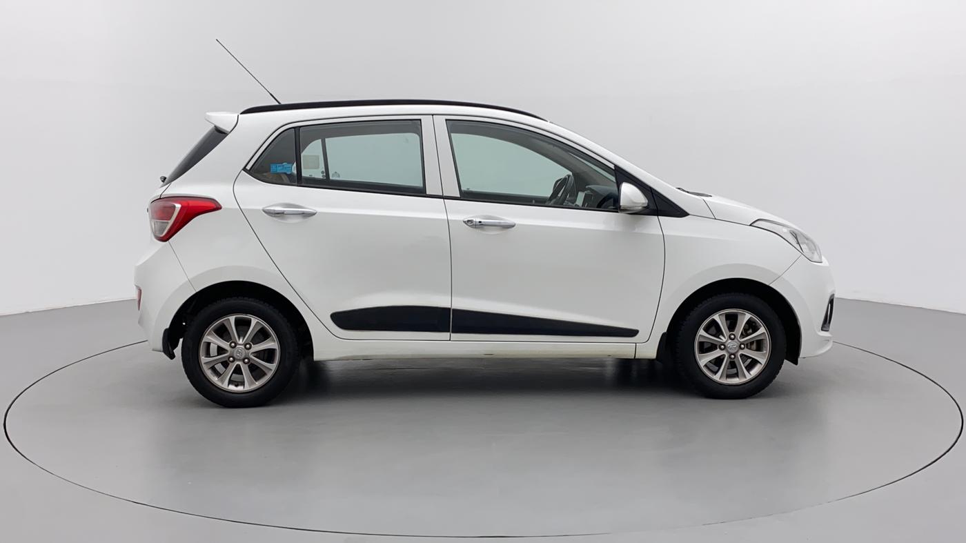2016 Hyundai Grand i10 ASTA (O) 1.2 KAPPA VTVT, Petrol, Manual, 73,202 km, Right Side View