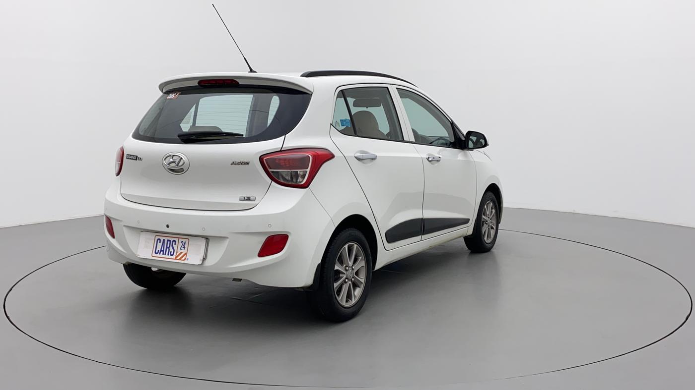 2016 Hyundai Grand i10 ASTA (O) 1.2 KAPPA VTVT, Petrol, Manual, 73,202 km, Right Back Diagonal