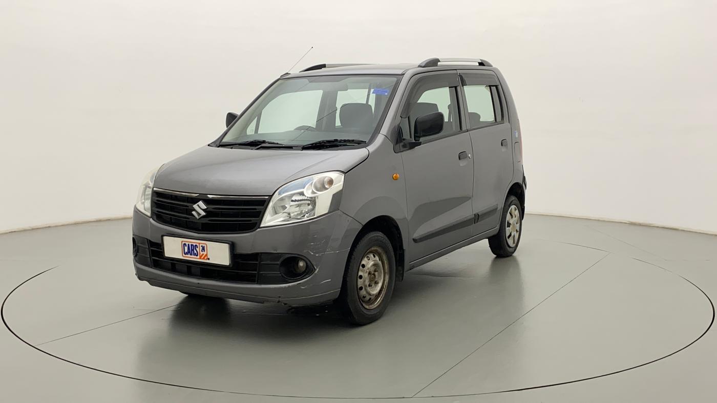 2011 Maruti Wagon R 1.0 LXI CNG, CNG, Manual, 79,167 km, Left Front Diagonal