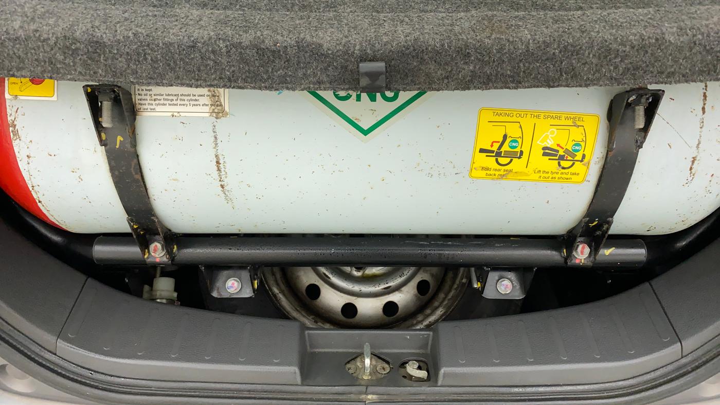 2011 Maruti Wagon R 1.0 LXI CNG, CNG, Manual, 79,167 km, Boot Inside