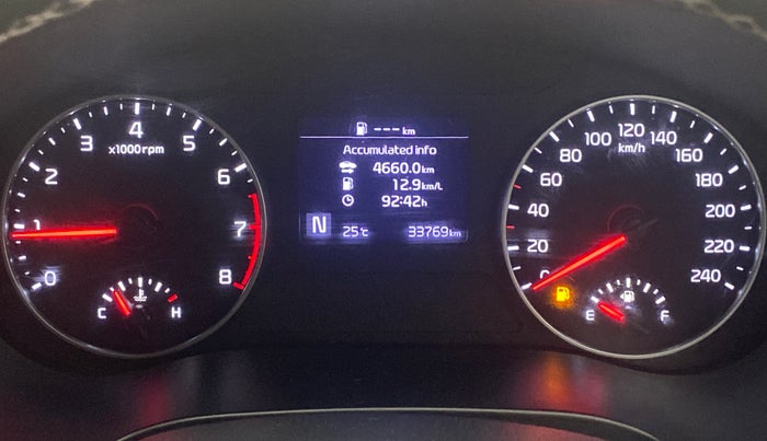 2022 KIA SELTOS HTK PLUS 1.5 IMT, Petrol, Manual, 33,734 km, Odometer Image