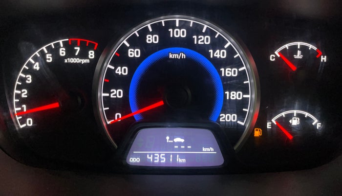 2019 Hyundai Grand i10 MAGNA 1.2 KAPPA VTVT, Petrol, Manual, 43,442 km, Odometer Image