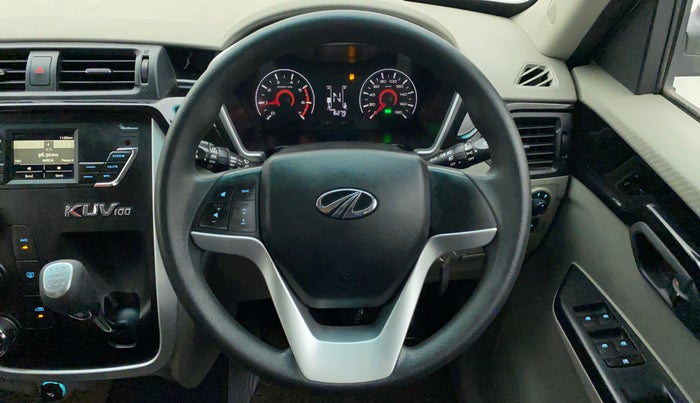 2016 Mahindra Kuv100 K8 5 STR, Petrol, Manual, 16,279 km, Steering Wheel Close Up
