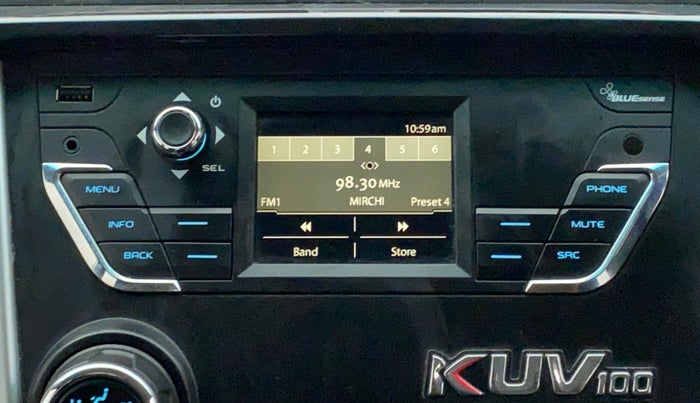 2016 Mahindra Kuv100 K8 5 STR, Petrol, Manual, 16,279 km, Infotainment System