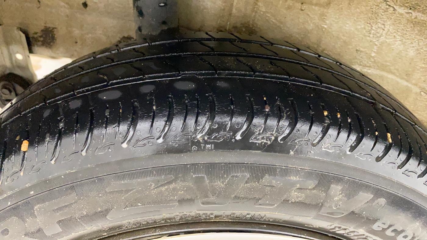 2021 Maruti S PRESSO VXI CNG, CNG, Manual, 32,177 km, Right Rear Tyre Tread