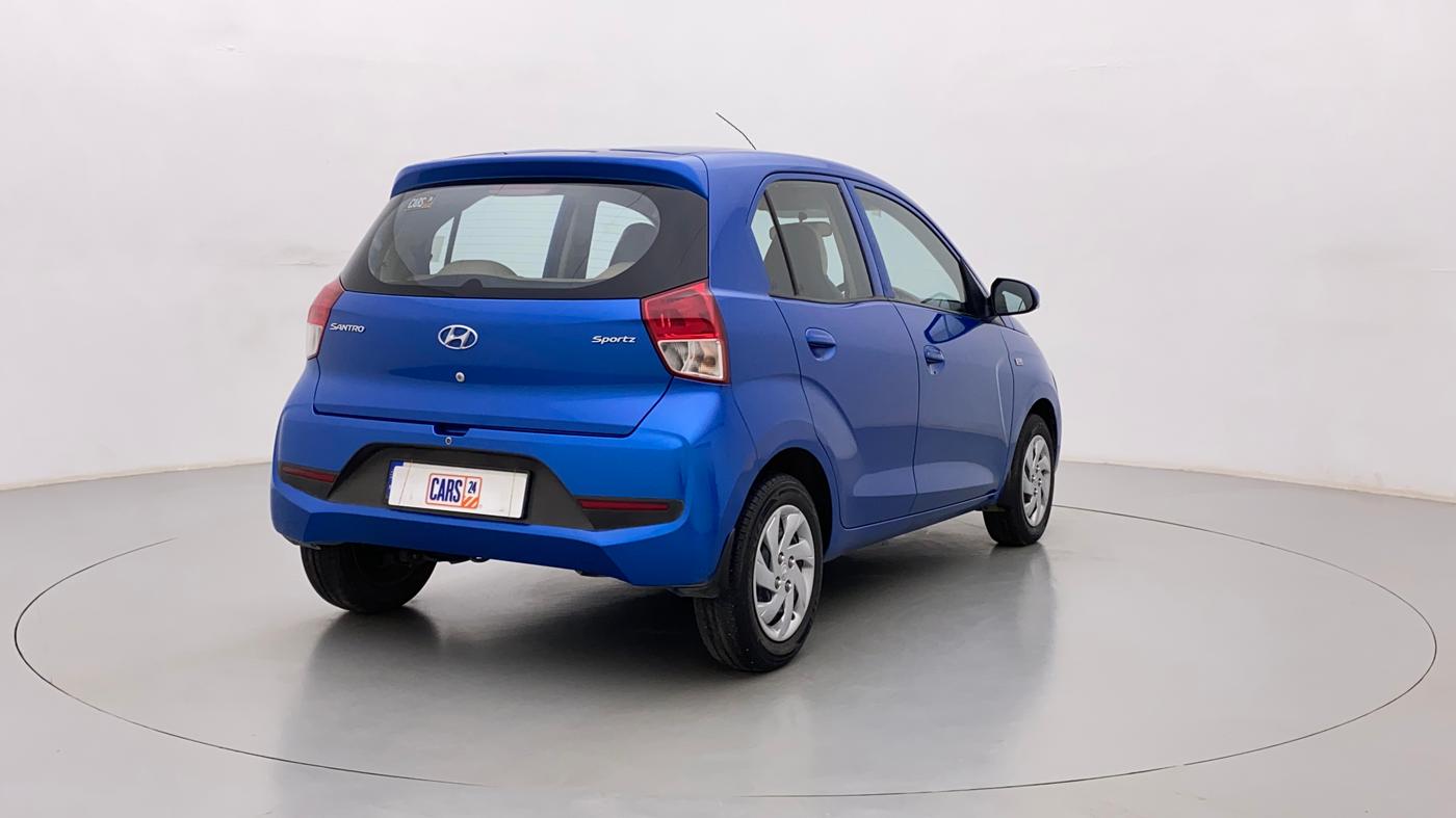 2019 Hyundai NEW SANTRO SPORTZ AMT, Petrol, Automatic, 24,168 km, Right Back Diagonal