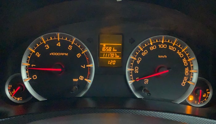 2016 Maruti Swift VXI, Petrol, Manual, 1,11,707 km, Odometer Image