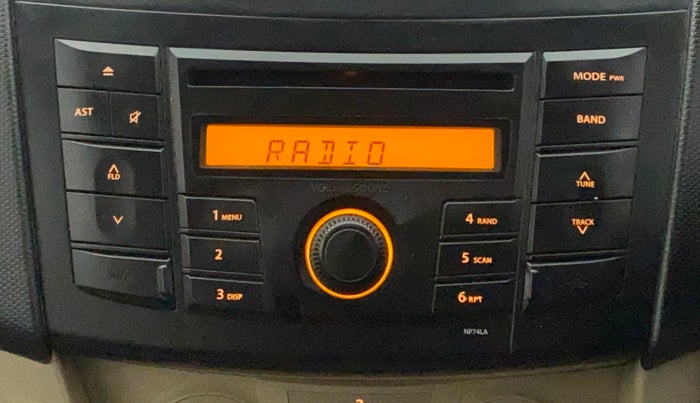 2012 Maruti Swift Dzire VXI, CNG, Manual, 59,817 km, Infotainment System