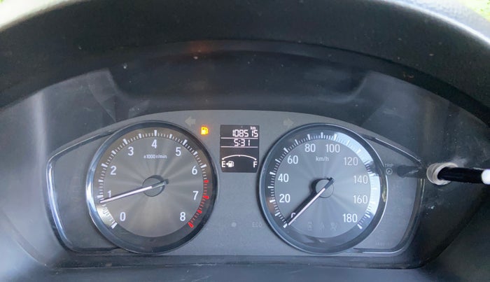 2019 Honda Amaze 1.2L I-VTEC S, CNG, Manual, 1,08,501 km, Odometer Image