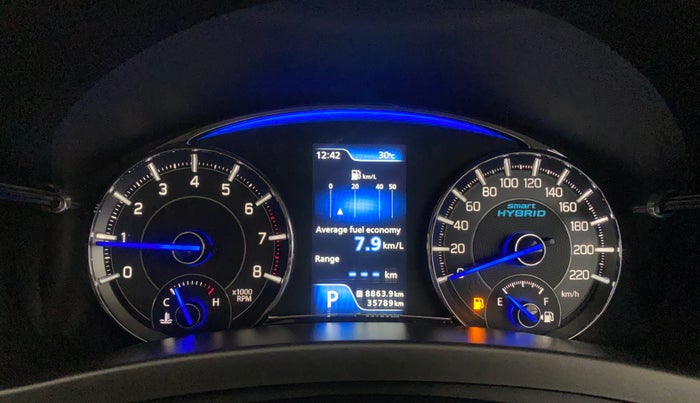 2019 Maruti Ciaz ALPHA  AT 1.5 SHVS PETROL, Petrol, Automatic, 35,780 km, Odometer Image