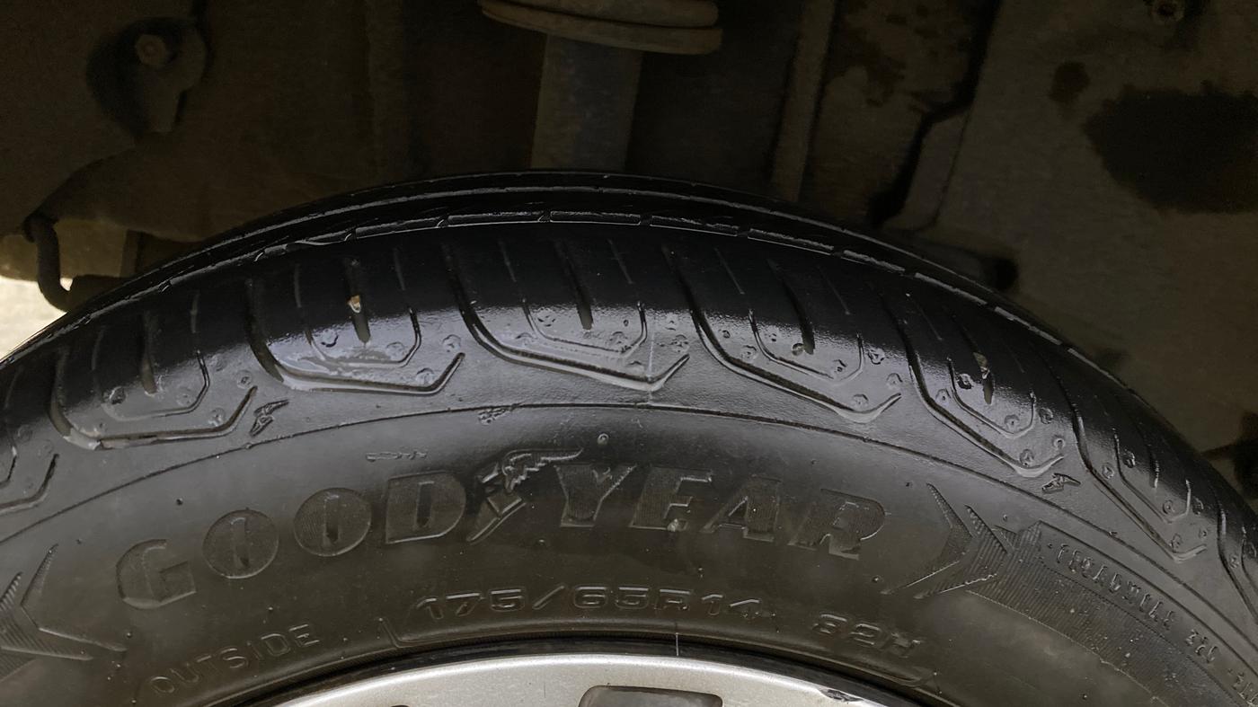 2022 Tata TIGOR XZ PLUS CNG, CNG, Manual, 37,191 km, Right Rear Tyre Tread