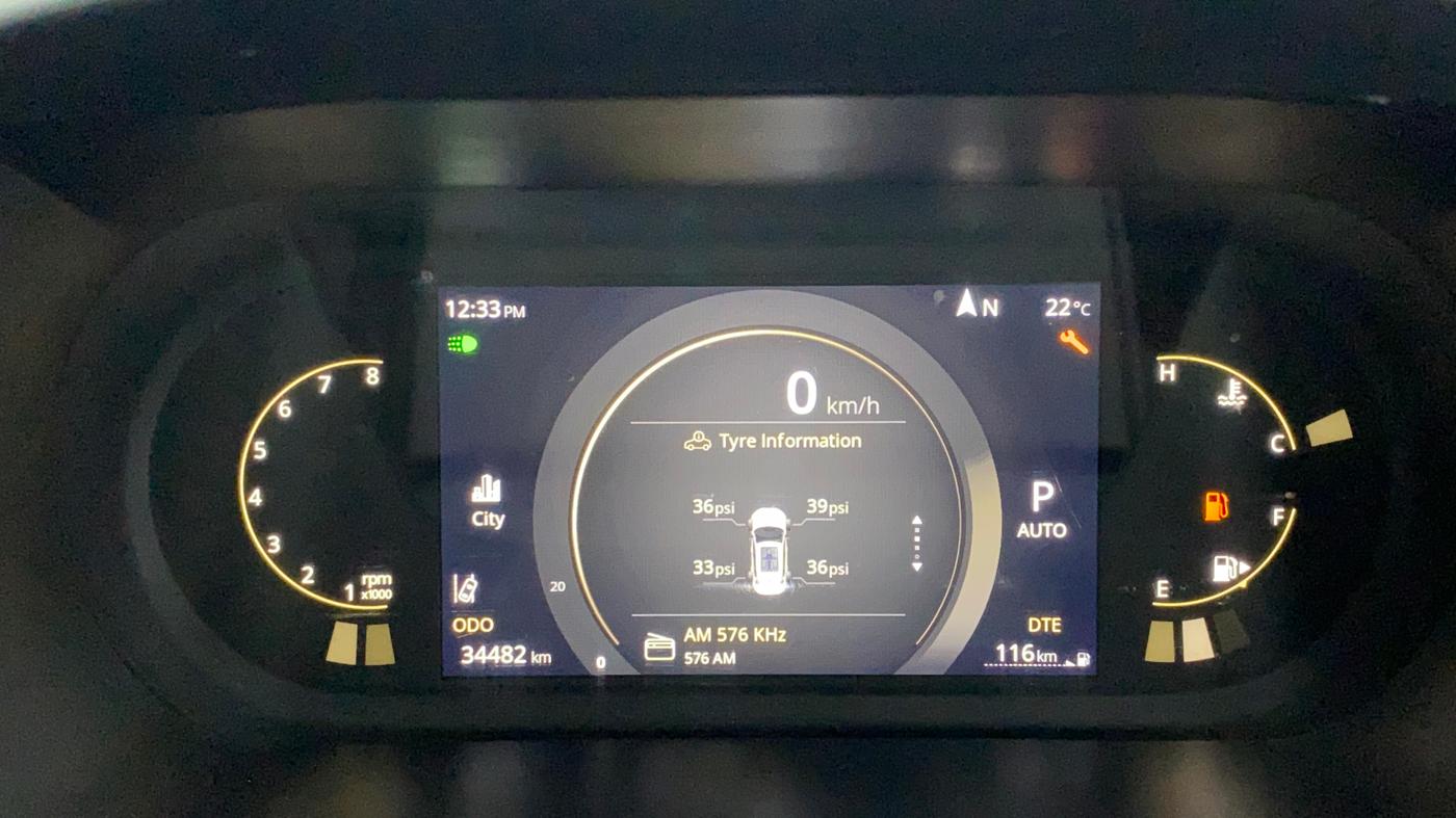 2023 Tata Safari XZA PLUS O DARK EDITION, Diesel, Automatic, 34,367 km, Odometer Image