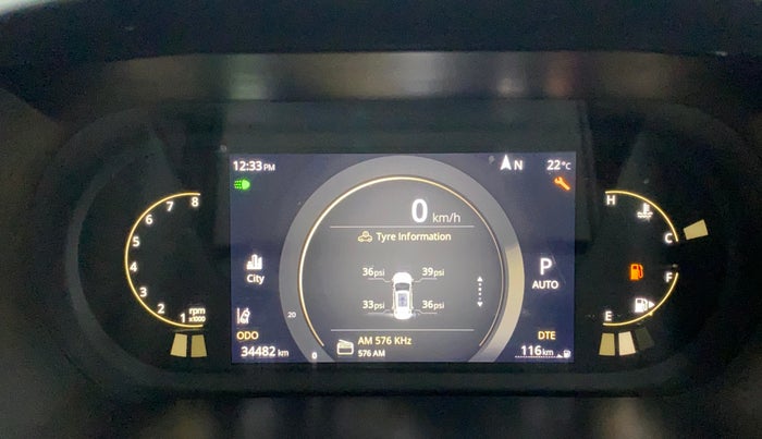 2023 Tata Safari XZA PLUS O DARK EDITION, Diesel, Automatic, 34,482 km, Odometer Image