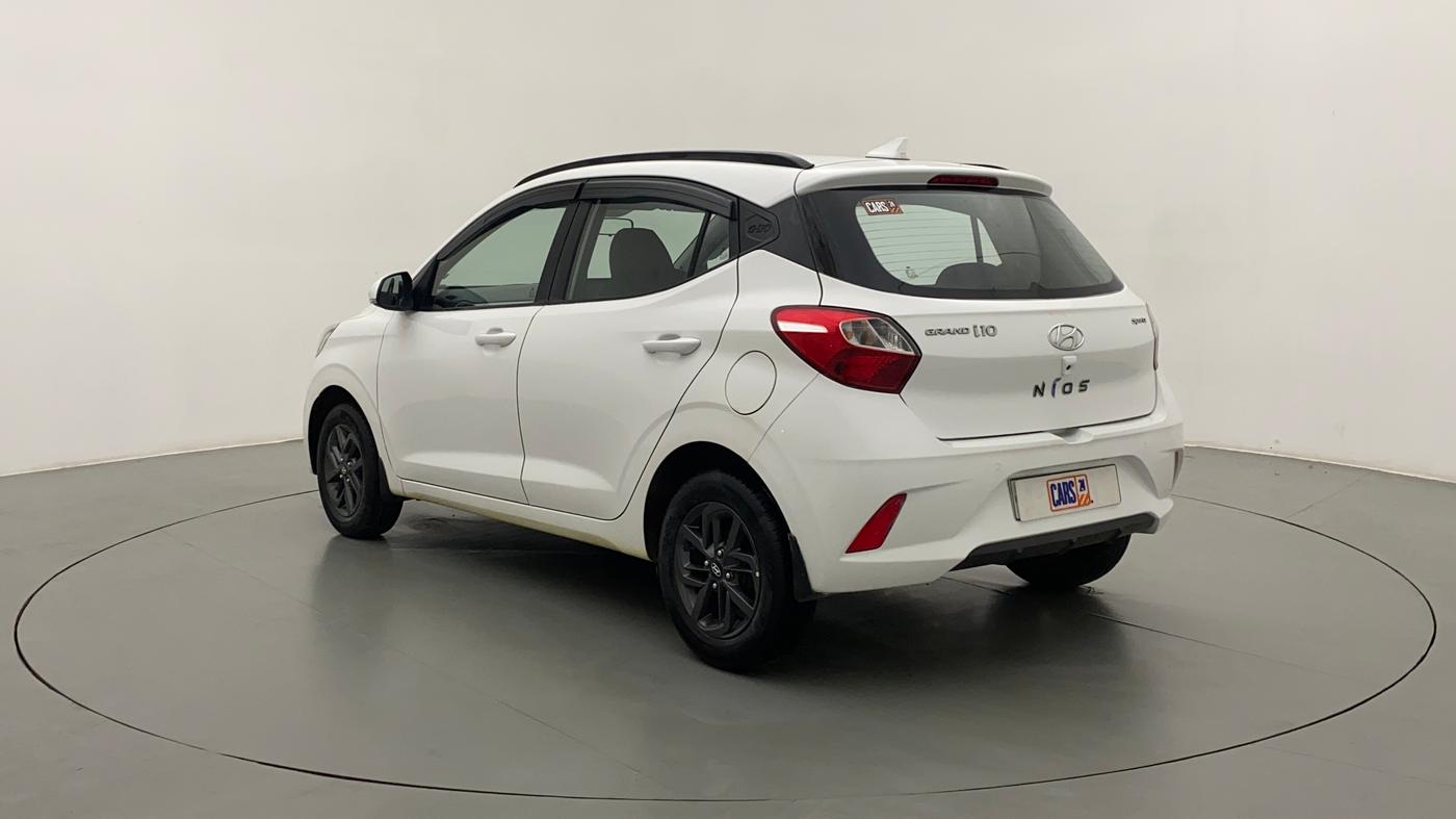 2020 Hyundai GRAND I10 NIOS SPORTZ AMT 1.2 KAPPA VTVT, Petrol, Automatic, 40,882 km, Left Back Diagonal