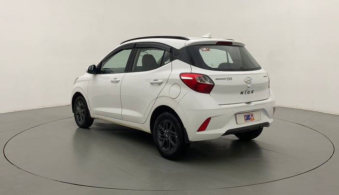 2020 Hyundai GRAND I10 NIOS SPORTZ AMT 1.2 KAPPA VTVT, Petrol, Automatic, 40,882 km, Left Back Diagonal