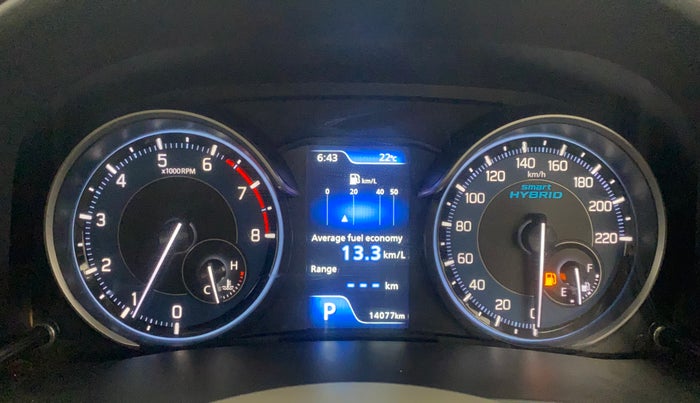 2024 Maruti Ertiga ZXI+ AT SHVS, Petrol, Automatic, 14,033 km, Odometer Image