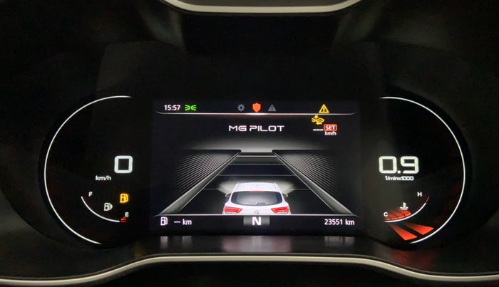 2023 MG ASTOR SAVVY 1.5 CVT S RED, Petrol, Automatic, 23,543 km, Odometer Image