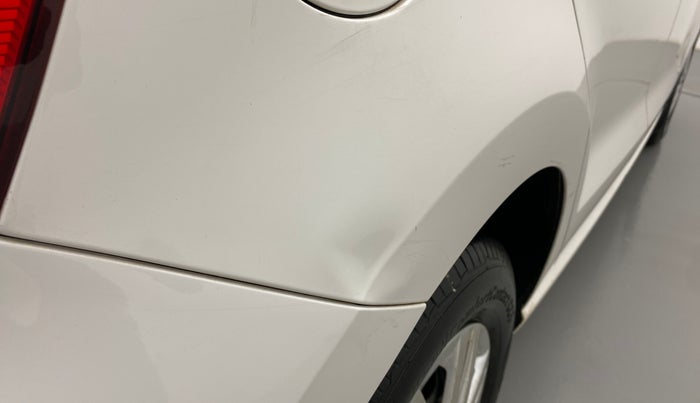 2018 Volkswagen Polo COMFORTLINE 1.0L MPI, Petrol, Manual, 1,01,739 km, Right quarter panel - Slightly dented