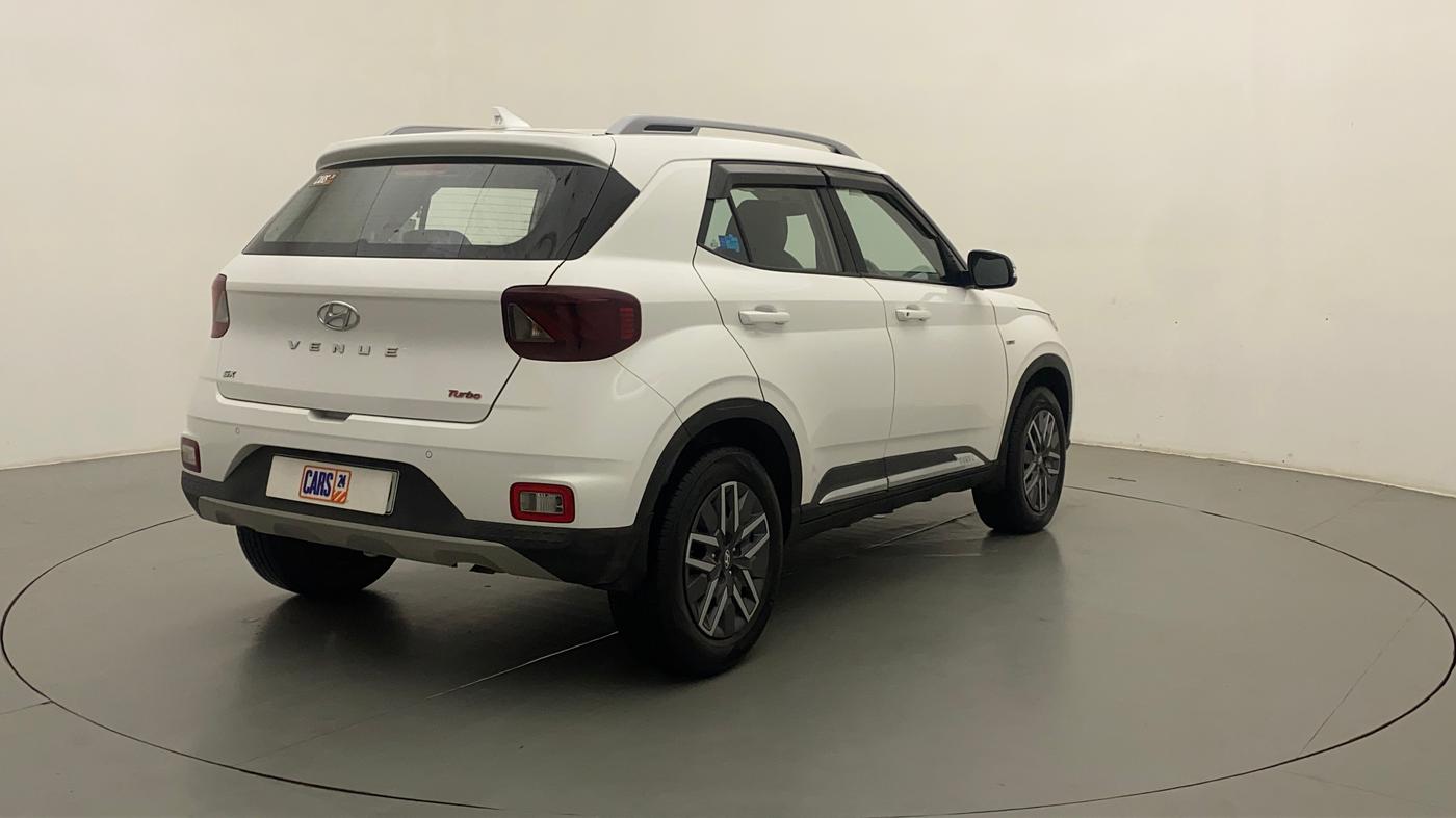 2021 Hyundai VENUE SX 1.0 TURBO IMT, Petrol, Manual, 9,340 km, Right Back Diagonal