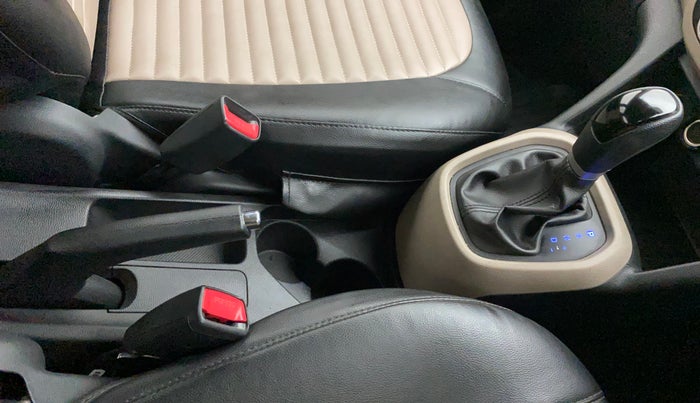 2017 Hyundai Grand i10 SPORTZ (O) AT 1.2 KAPPA VTVT, Petrol, Automatic, 17,858 km, Gear Lever