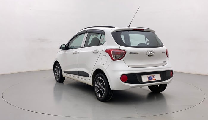 2017 Hyundai Grand i10 SPORTZ (O) AT 1.2 KAPPA VTVT, Petrol, Automatic, 17,858 km, Left Back Diagonal