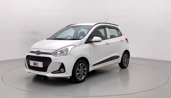 2017 Hyundai Grand i10 SPORTZ (O) AT 1.2 KAPPA VTVT, Petrol, Automatic, 17,858 km, Left Front Diagonal