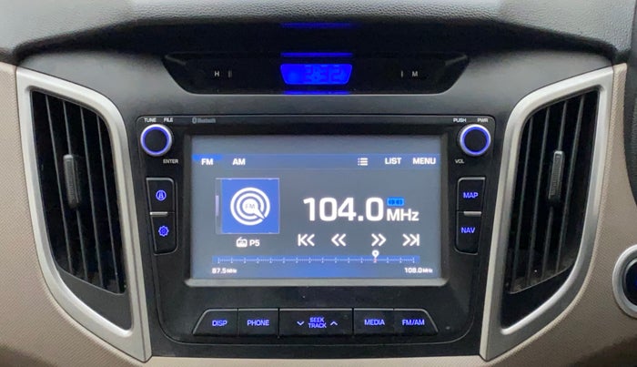 2017 Hyundai Creta SX PLUS AT 1.6 PETROL, Petrol, Automatic, 55,620 km, Infotainment System