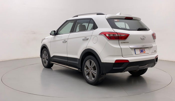 2017 Hyundai Creta SX PLUS AT 1.6 PETROL, Petrol, Automatic, 55,620 km, Left Back Diagonal