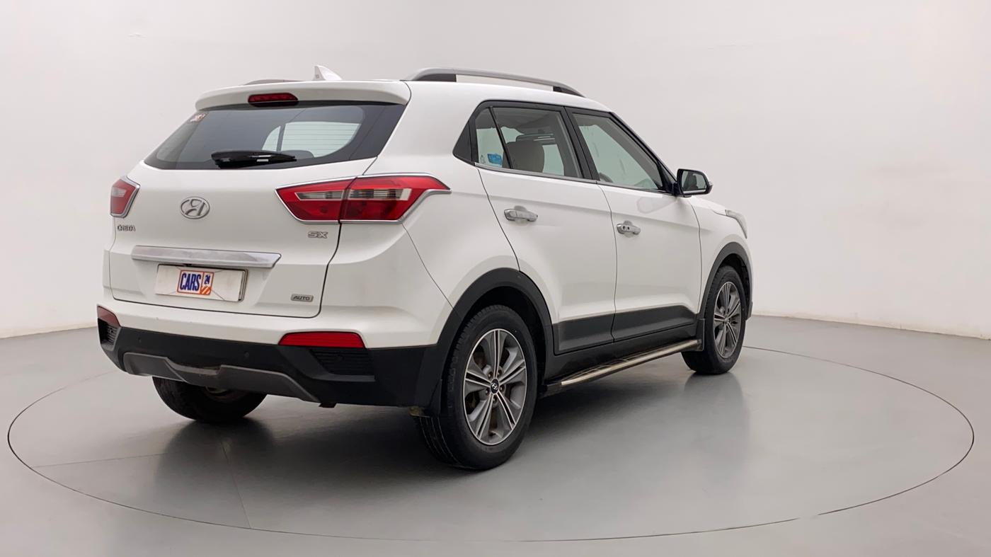 2017 Hyundai Creta SX PLUS AT 1.6 PETROL, Petrol, Automatic, 55,620 km, Right Back Diagonal