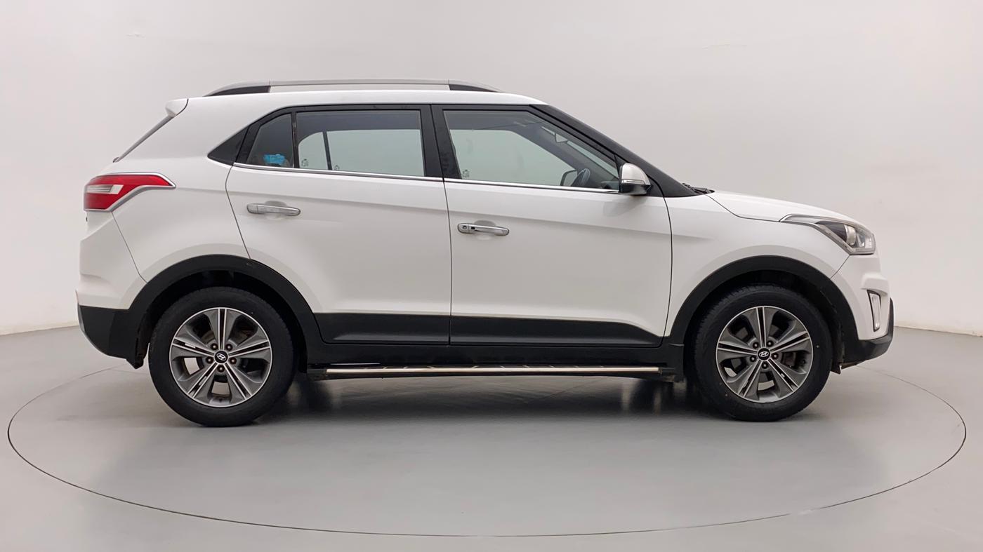 2017 Hyundai Creta SX PLUS AT 1.6 PETROL, Petrol, Automatic, 55,620 km, Right Side View