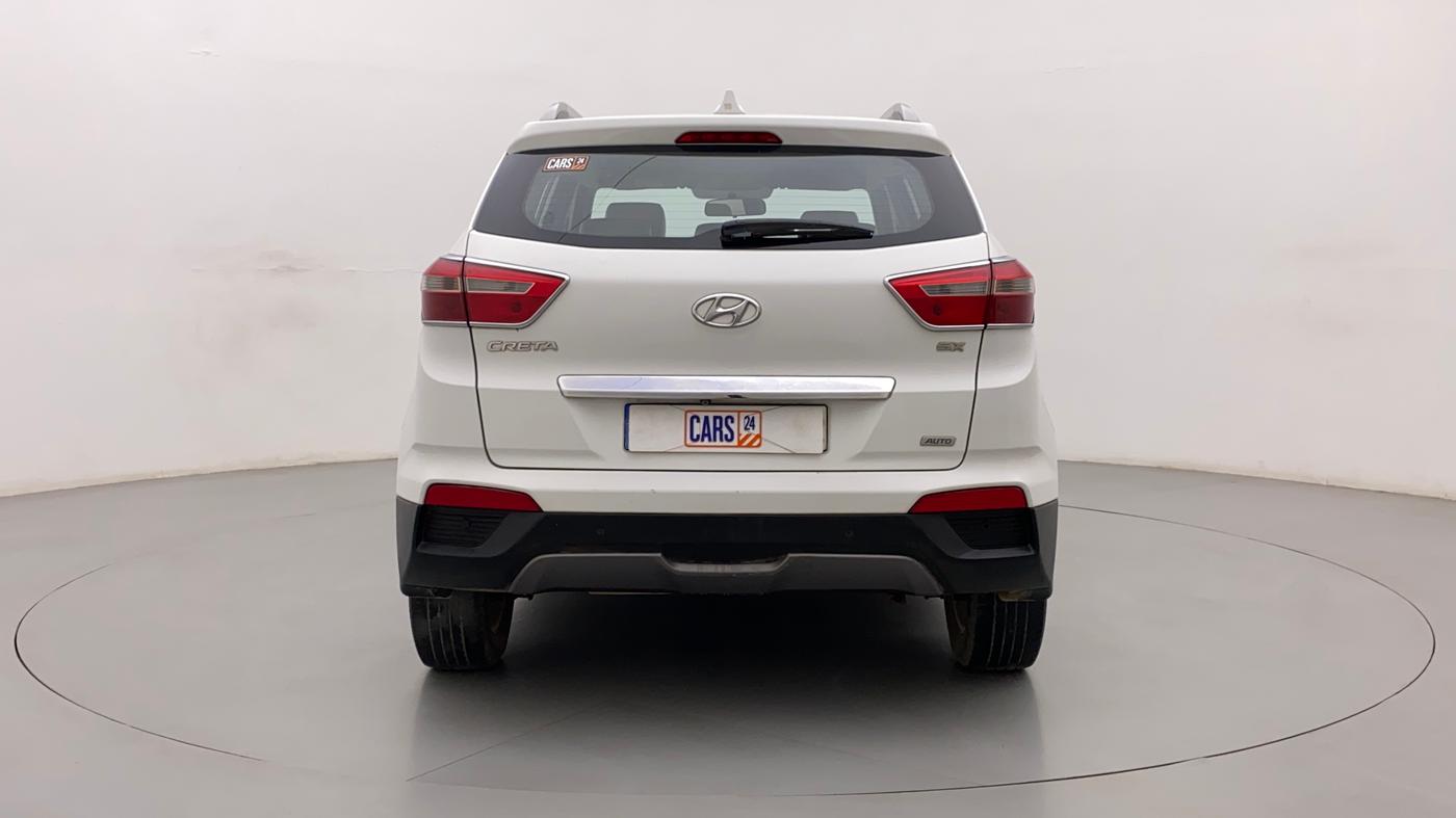 2017 Hyundai Creta SX PLUS AT 1.6 PETROL, Petrol, Automatic, 55,620 km, Back/Rear
