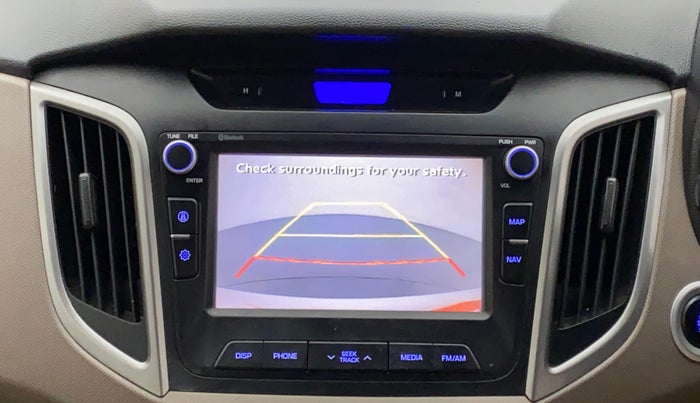 2017 Hyundai Creta SX PLUS AT 1.6 PETROL, Petrol, Automatic, 55,620 km, Parking Camera