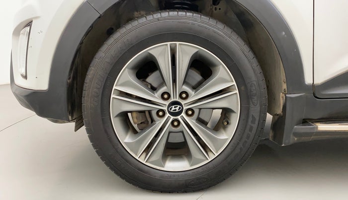 2017 Hyundai Creta SX PLUS AT 1.6 PETROL, Petrol, Automatic, 55,620 km, Left Front Wheel