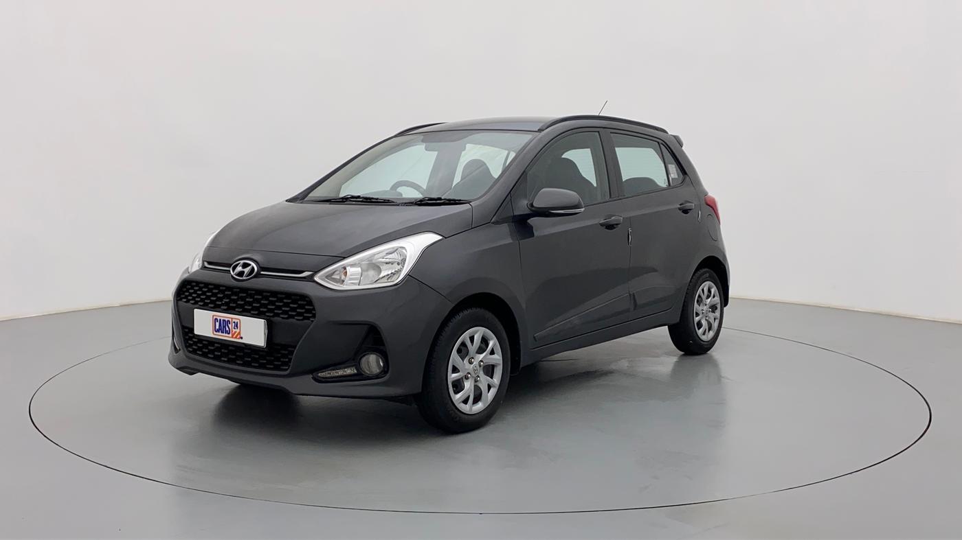 2019 Hyundai Grand i10 SPORTZ 1.2 KAPPA VTVT, Petrol, Manual, 38,624 km, Left Front Diagonal