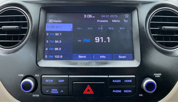 2019 Hyundai Grand i10 SPORTZ 1.2 KAPPA VTVT, Petrol, Manual, 38,624 km, Infotainment System