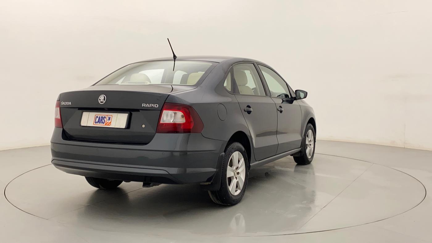 2018 Skoda Rapid AMBITION 1.6 MPI AT, Petrol, Automatic, 69,013 km, Right Back Diagonal