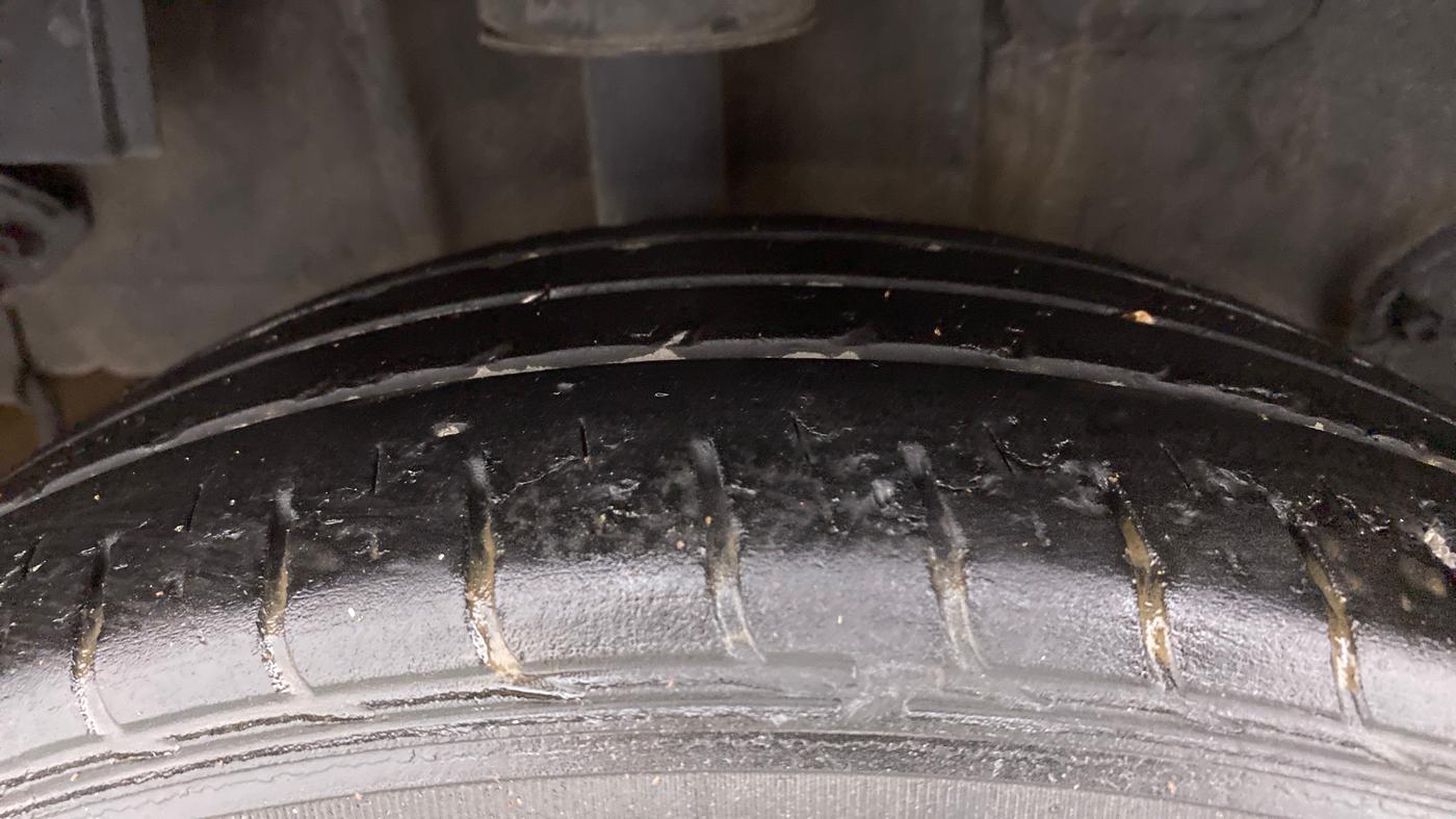 2021 Tata Tiago XZA PLUS PETROL, Petrol, Automatic, 50,187 km, Right Rear Tyre Tread