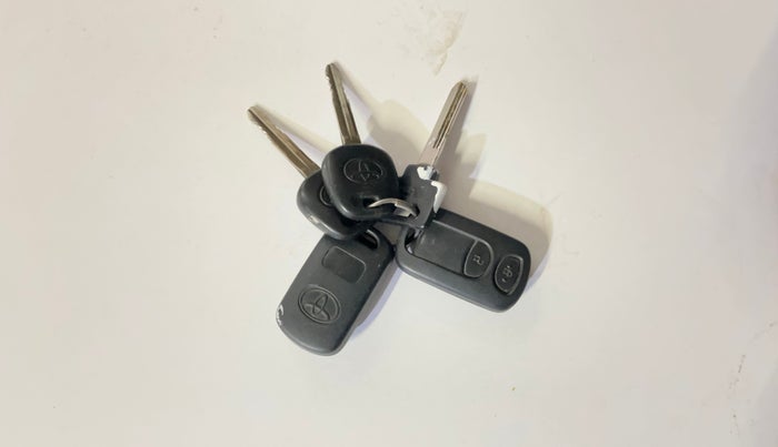 2015 Toyota Etios G, Petrol, Manual, 65,170 km, Key Close Up