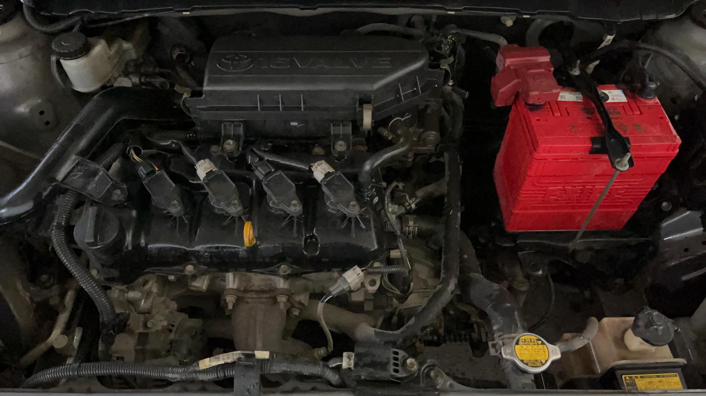 2015 Toyota Etios G, Petrol, Manual, 65,292 km, Engine View