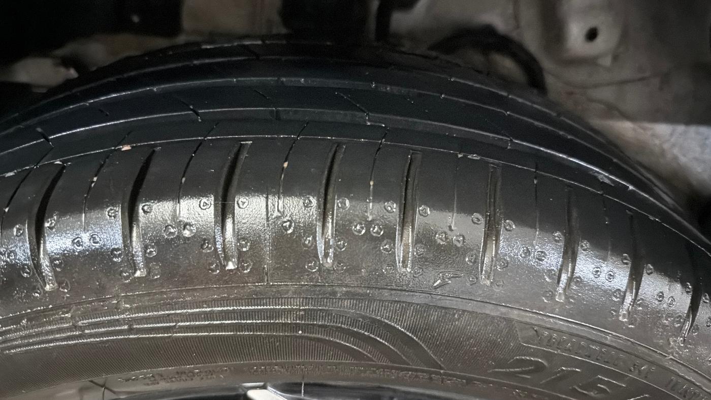 2024 Tata Curvv Accomplished S 1.2 Petrol 6MT, Petrol, Manual, 9,688 km, Right Rear Tyre Tread