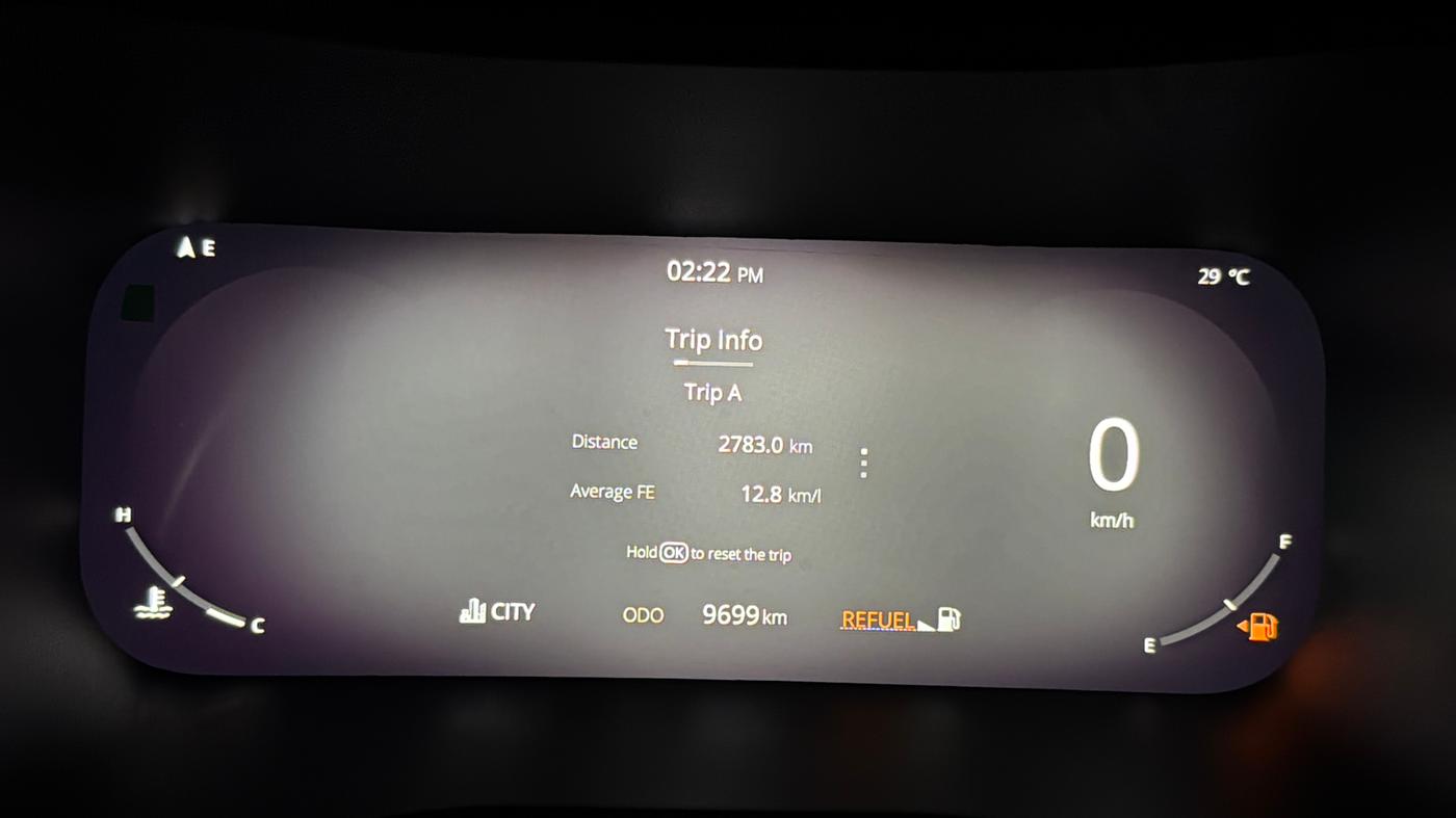 2024 Tata Curvv Accomplished S 1.2 Petrol 6MT, Petrol, Manual, 9,688 km, Odometer Image