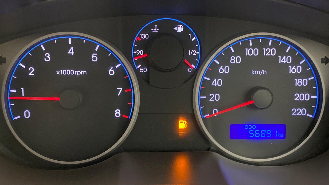 2010 Hyundai i20 MAGNA O 1.2, Petrol, Manual, 57,042 km, Odometer Image