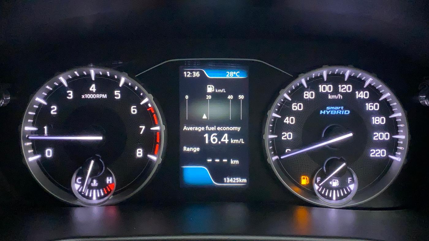 2022 Maruti BREZZA ZXI SMART HYBRID , Petrol, Manual, 14,174 km, Odometer Image
