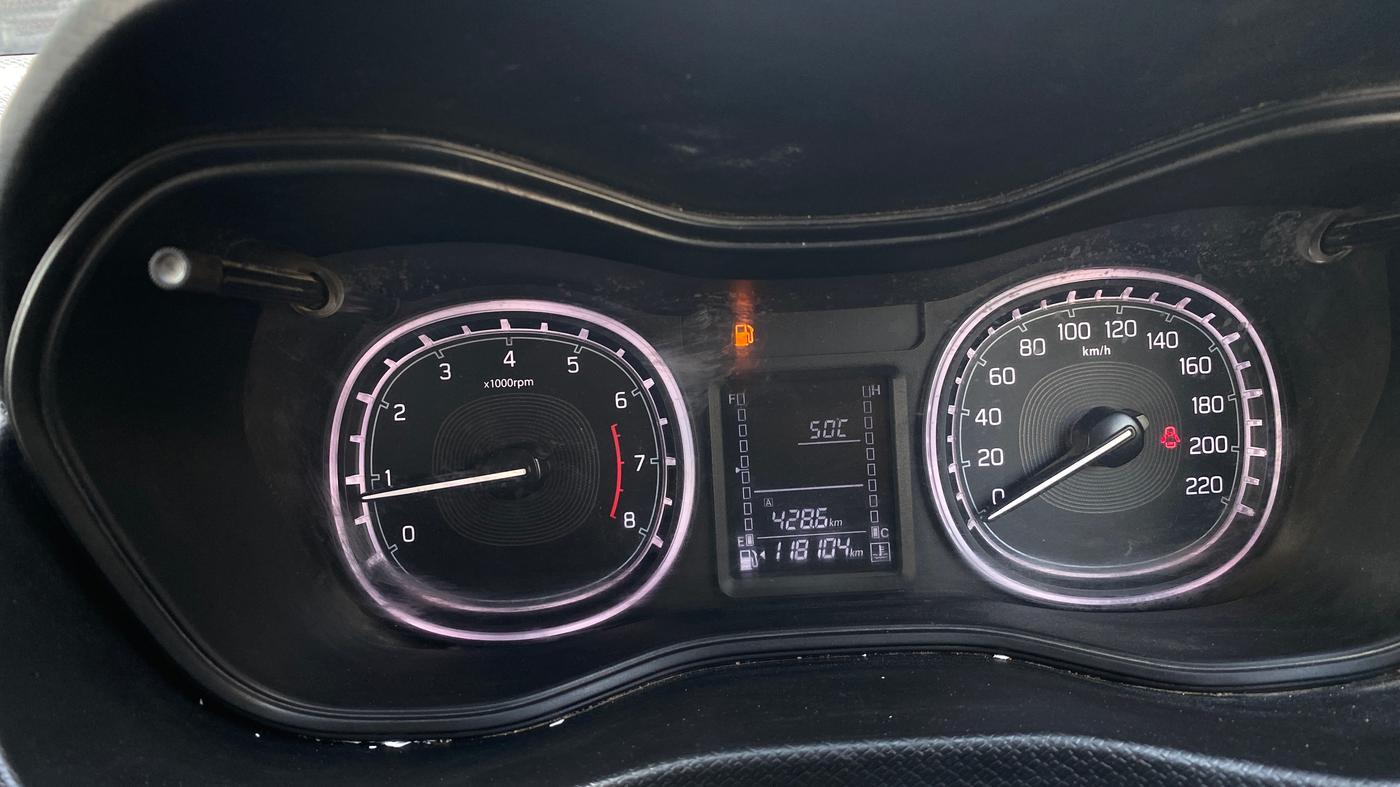 2021 Maruti Vitara Brezza ZXI PLUS, Petrol, Manual, 1,18,103 km, Odometer Image
