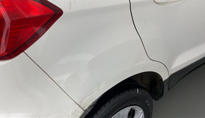2016 Ford Ecosport 1.5AMBIENTE TI VCT, Petrol, Manual, 21,800 km, Right quarter panel - Slightly dented