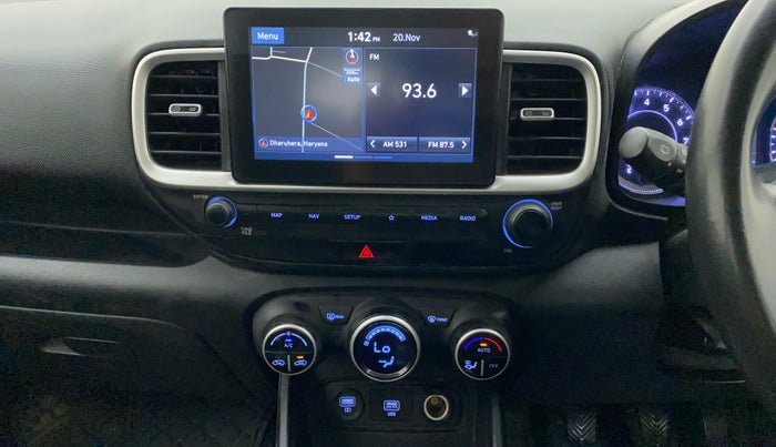 2019 Hyundai VENUE SX 1.0 (O) TURBO, Petrol, Manual, 65,989 km, Air Conditioner