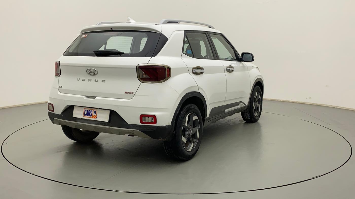 2019 Hyundai VENUE SX 1.0 (O) TURBO, Petrol, Manual, 65,989 km, Right Back Diagonal