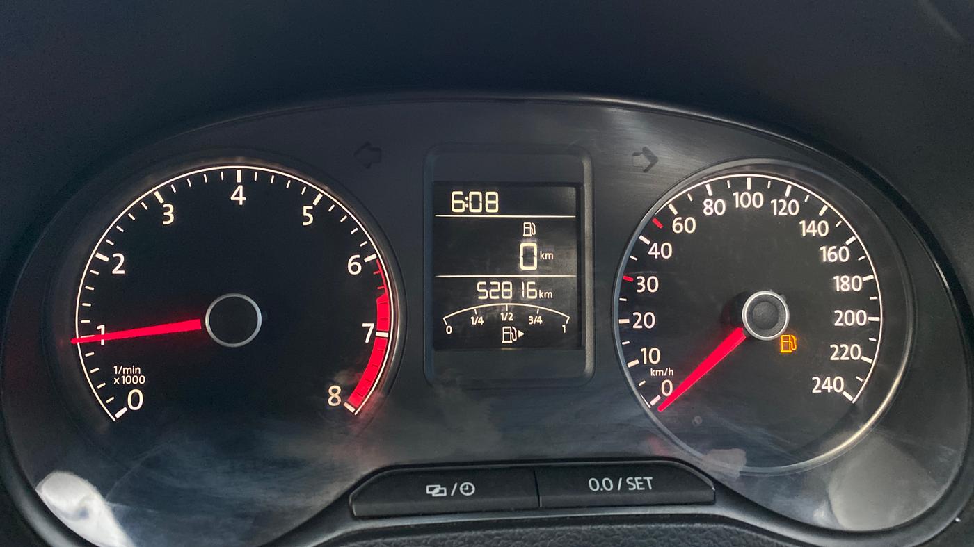 2021 Volkswagen Polo COMFORTLINE 1.0L TSI, Petrol, Manual, 52,813 km, Odometer Image